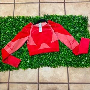Gymshark Turbo red Crop Top